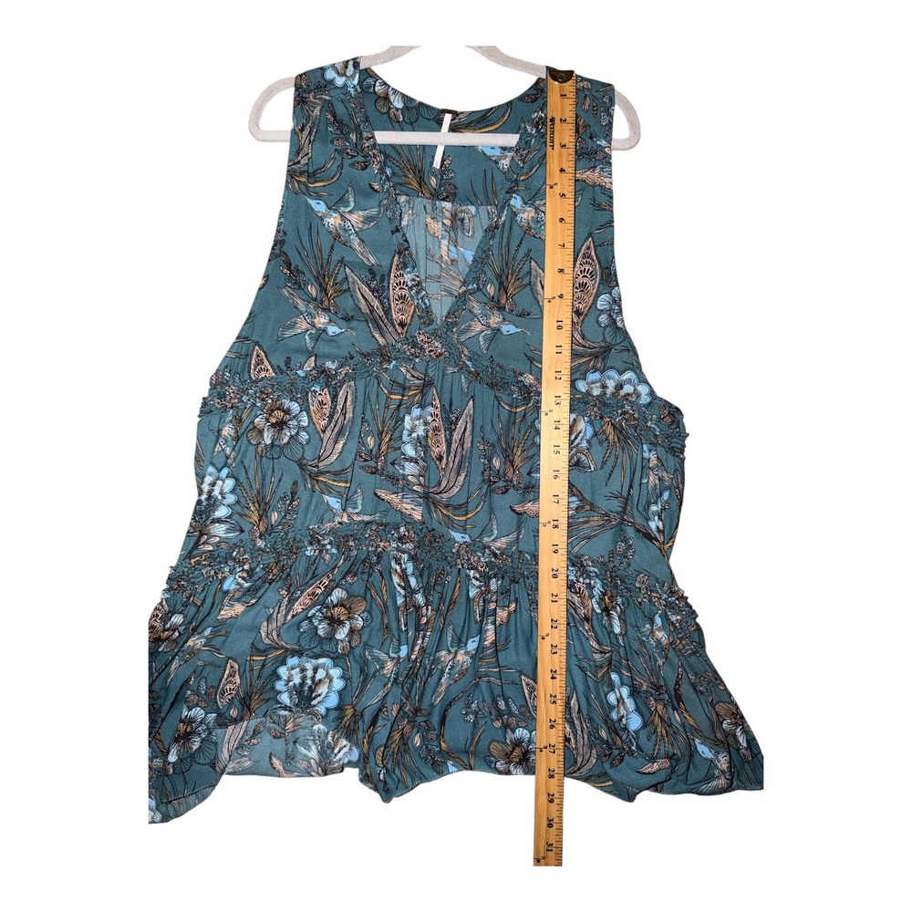Free People Purple Haze Floral Long Tunic, Medium - Picture 8 of 8